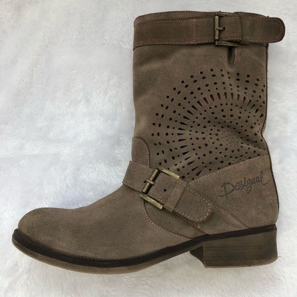 Desigual, Leather Sacha Boots, Size EU 38 - Picture 14 of 15